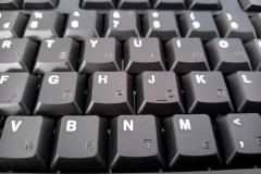 Черная клавиатура с ABS пластика